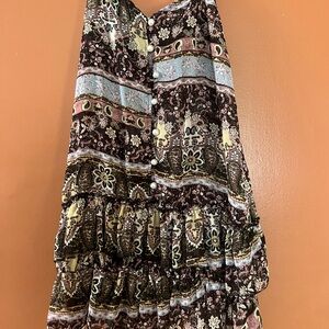 Floral Paisley Bohemian Mini dress